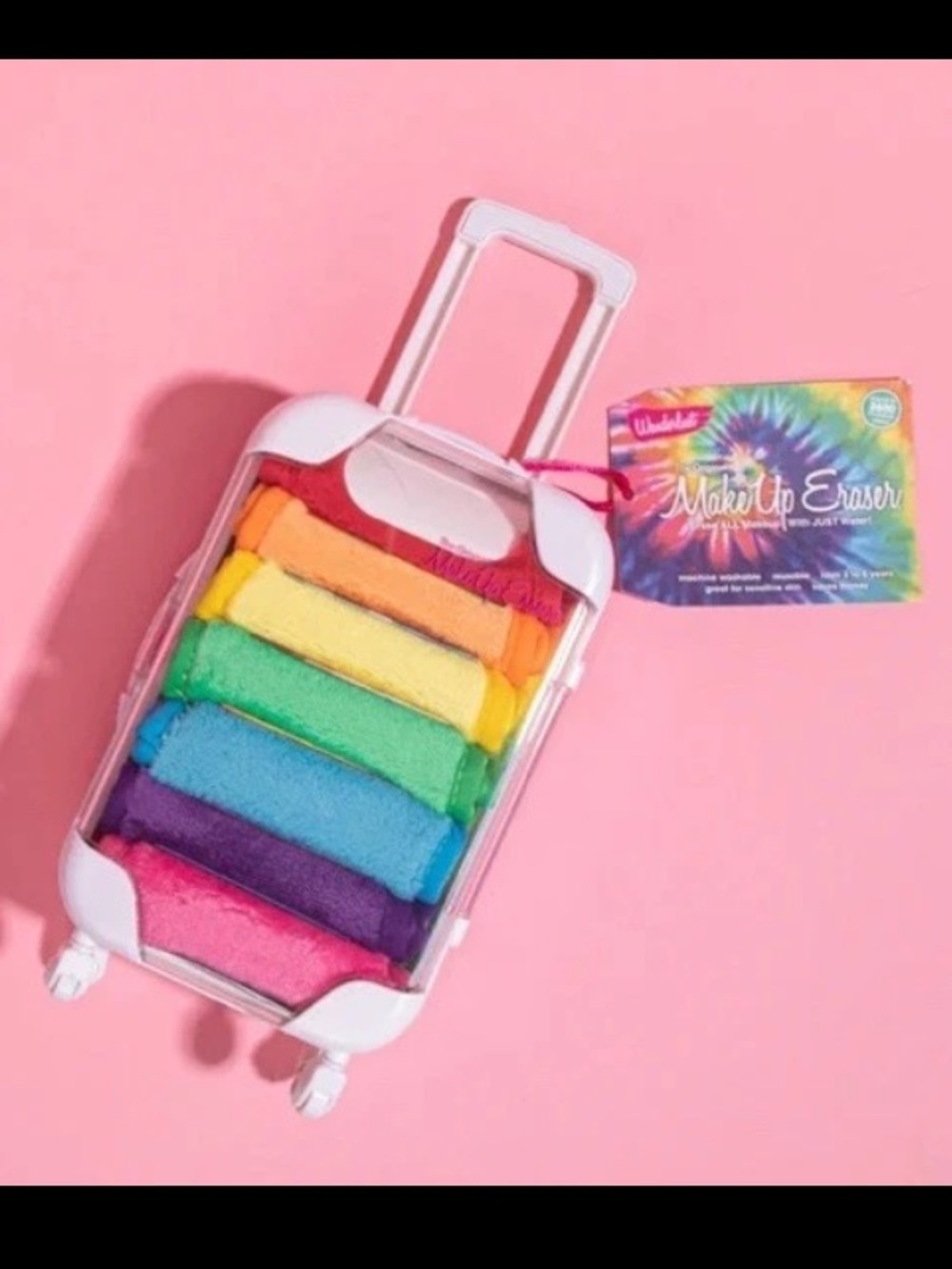 NEW! The Original Makeup Eraser 7 Day Mini Suitcase Set Laundry Bag Wanderlust